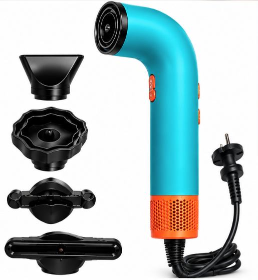 Uscator de par multifunctional Super Hairdryer 4 accesorii interschimbabile design ergonomic